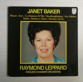 黑胶唱片 女中音贝克 JANET BAKER, RAYMOND LEPPARD, ENGLISH CHAMBER ORCHESTRA - MOZART HAYDN