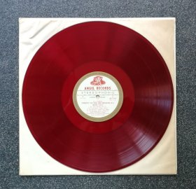 12寸黑胶唱片 COLIN DAVIS 科林·戴维斯，莫扎特第34交响曲双簧管协奏曲。红色唱片