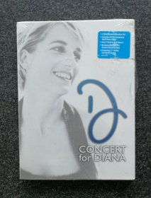 DVD concert for diana 戴安娜王妃纪念音乐会 。未拆封