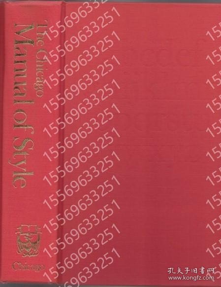 点击查看原图 The Chicago Manual of Style, For Authors, Editors, and Copywriters 13th ed, Revised and Expanded, XOOY以后9047功能