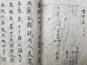 【寫本】鎮(zhèn)壇行法次第NCFQ公司1640提供図入