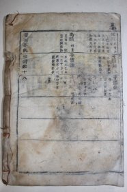 《晋州姜氏世谱》卷18/1册