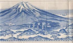 冨士登山と五湖めぐり　/攀登富士山，游览五湖 古地图[NKDT]