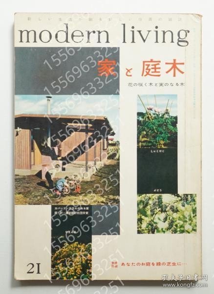 modernONNK火齾8123宇光living vol.21 家と庭木 花の咲く木と実のなる木 ＜モダン リビング 第21集＞