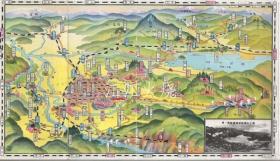 会津名所游览案内　/会津名胜观光指南 古地图[NKDT]