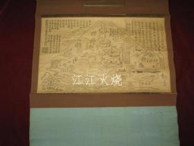 三国第一富士山禅定図 　摺物发卖当时の轴装/Mikuni Daiichi Fujisan Zen 冥想轴设备在 surimono 发布时[版画][HSBH]