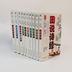 少年读国学10册少年读国学10册赠送朕准奏好词好句全彩手札本图说小国学1100幅古画260张高清照片200张文物图涵盖中小学论语诗经唐诗宋词孟子左传世说新语等 [7-14岁]