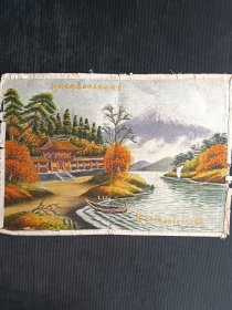 刺绣风景画