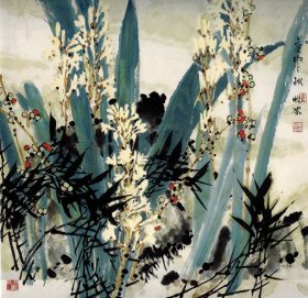 12673图书画页 《喜雏图》 画面尺寸22.7X22.7厘米 1页
