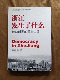 正版未使用 浙江发生了什么 转轨时期的民主生活 章敬平 东方出版中心 200601-1版1次