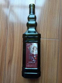 空酒瓶收藏内蒙古宁城县红酒厂68度放马鞭1500ML+盒子