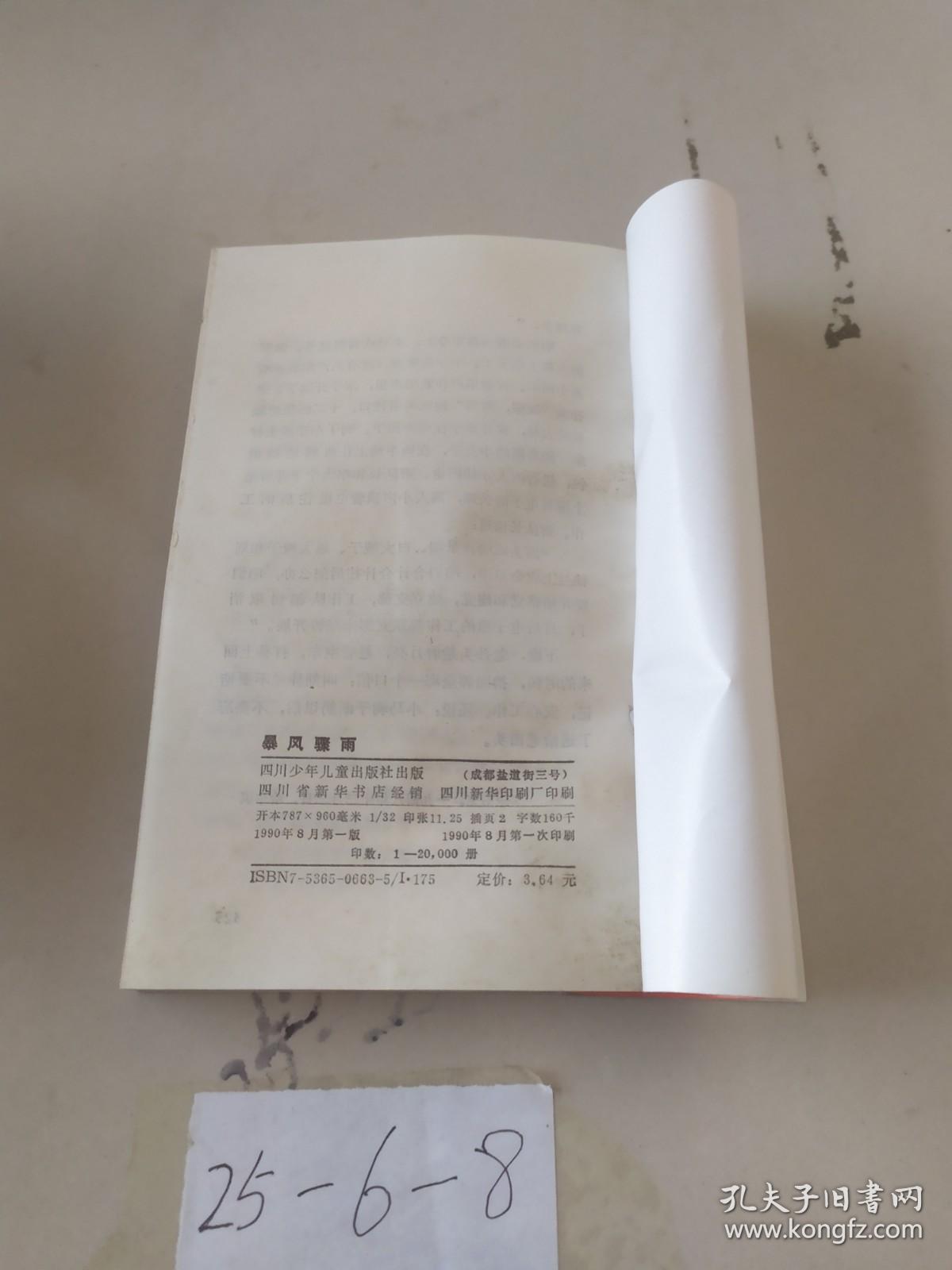 暴风骤雨 节编本