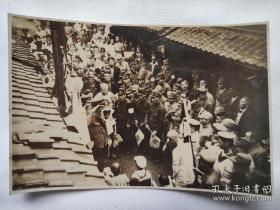 集会照片 日本老照片 民国时期老照片 照片长11.5厘米，宽8厘米 编号1