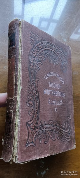 A POCKET--DICTIONARY OF THE ENGLISH AND GERMAN LANGUAGES （second part）1912年版