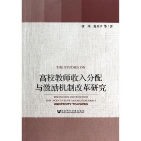 高校教师收入分配与激励机制改革研究 社会科学文献出版社