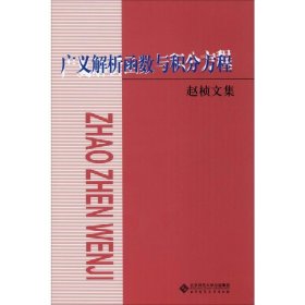 广义解析函数与积分方程：赵桢文集