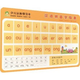 少儿认知学习卡 汉语拼音字母表 河南美术出版社