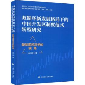 双循环新发展格局下的中国开发区制度范式转型研究 中国政法大学出版社