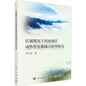 区域视角下西南地区成熟型资源城市转型研究