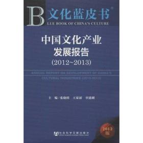 中国文化产业发展报告(2012~2013) 社会科学文献出版社