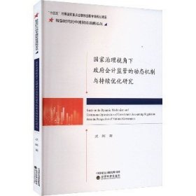 国家治理视角下政府会计监管的动态机制与持续优化研究 经济科学出版社