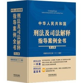 中华人民共和国刑法及司法解释指导案例全书 第5版 中国法制出版社