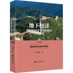 地下经济对国家经济安全影响的实证研究（第2册）