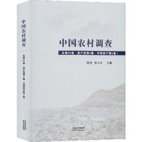 中国农村调查(总第35卷·家户类第4卷·中等家户第2卷) 天津人民出版社