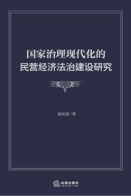 国家治理现代化的民营经济法治建设研究