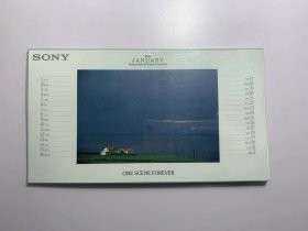 1989年风景台历一套-SonyAudio&VideoCassettes索尼影音