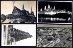 ◆ 民国时期原版照片 ---------------  柬埔寨4件 吴哥窟 金边 皇宫