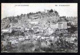 ◆ 法国明信片实寄1906年 --------------- 罗卡马杜尔小镇（屹立在悬崖上的小镇）