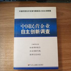 中国民营企业自主创新调查