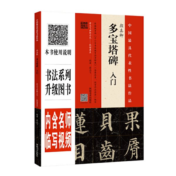 颜真卿《多宝塔碑》入门 翁志飞 河南美术出版社 9787540143138