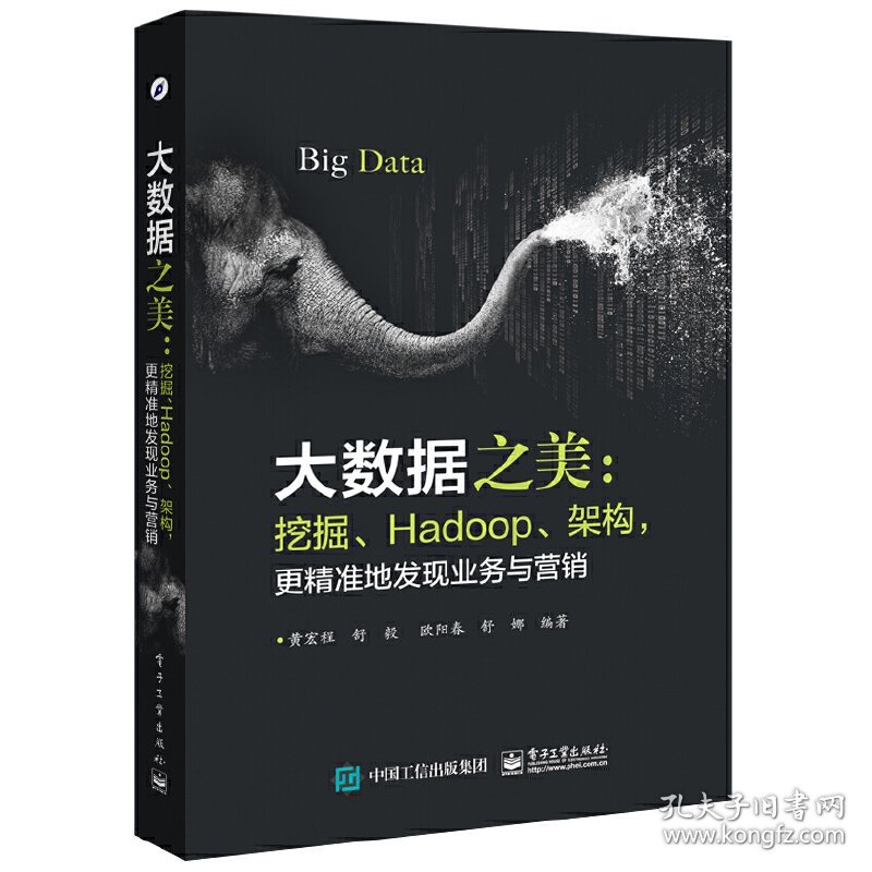 大数据之美:挖掘、Hadoop、架构,更精准地发现业务与营销 黄宏程 电子工业出版社 9787121293443