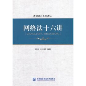 网络法十六讲 陈奎 对外经济贸易大学出版社 9787566312242