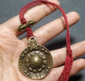 金刚杵九宫八卦铜牌