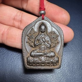 藏传天铁宗喀巴吊坠