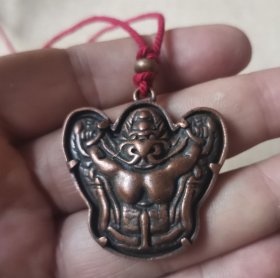藏传纯铜金翅大鹏