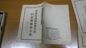 1952年初版《开展城乡物资交流工作的重要意义》《克服对城乡物资交流的几种错误认识》《积极开物资交流努力争取旺季更旺》（宣传员讲话材料）【稀缺本，品好！】3本合售！！B15