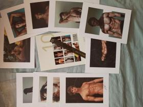 LEWIS PAYTON原版摄影作品纪念卡片 超级男模 10枚全【首枚有签】