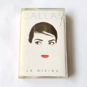 意大利二类带 Maria Callas - La Divina 玛丽亚·卡拉斯 精选集 意大利版磁带 二氧化铬带 未拆盒裂 侧边褪色