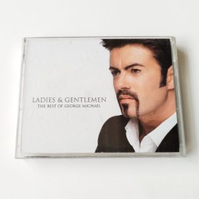 欧版磁带 George Michael - Ladies & Gentlemen (The Best Of George Michael) 欧版磁带 荷兰制造 双卡带套装 拆封八成新 背面盒裂 播放基本正常