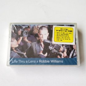 韩版全新 Robbie Williams - Life Thru A Lens 韩国版磁带全新未拆 罗比·威廉姆斯