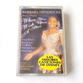 欧版磁带 Barbara Hendricks Sings Disney - When You Wish Upon A Star 欧版磁带全新未拆 荷兰制造 女高音芭芭拉•亨德里克斯演唱迪士尼经典歌曲