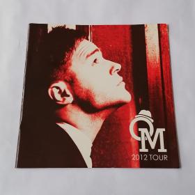 Olly Murs 2012年巡演场刊 原版八五新 奥利·莫尔斯