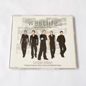 英国版单曲 Westlife - Flying Without Wings 西城男孩 英国限量版单曲CD 内附折叠海报 品好九成新