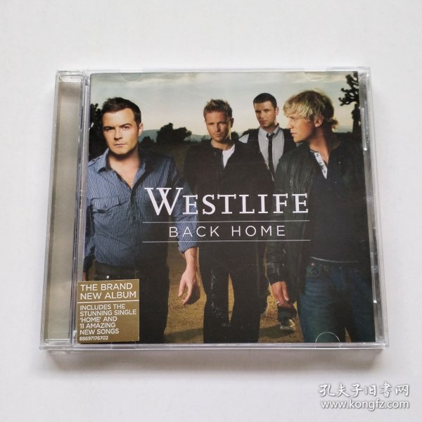 新加坡版 Westlife - Back Home 西城男孩 新加坡版CD 品好九成新 碟仅有少量很细微的划痕 内附SonyBMG唱片宣传单1张 含王力宏杨丞琳