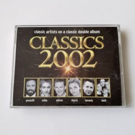 欧版磁带 古典群星合辑 Classics 2002 欧版磁带 荷兰制造 双卡带套装 拆封八成新 背面盒裂 播放正常 汉斯·季默 角斗士 谭盾 卧虎藏龙 马友友 罗素-沃森 古典辣妹 卡拉斯 帕瓦罗蒂 三大男高音 莎拉·布莱曼 安吉拉·乔治乌