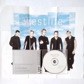 英国版单曲 Westlife - Flying Without Wings 西城男孩 英国限量版单曲CD 内附折叠海报 品好九成新